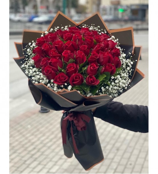 41'li Kırmızı Gül Buketi